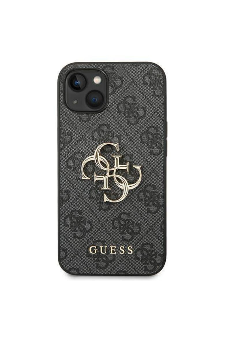 GUESS Husa de protectie cu logo metalic PU 4G pentru iPhone 14 Plus Gri - Pled.ro