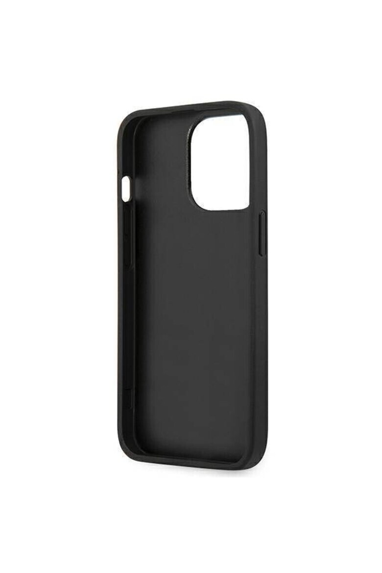 Guess Husa de protectie cu logo metalic PU 4G pentru iPhone 14 Pro Gri - Pled.ro