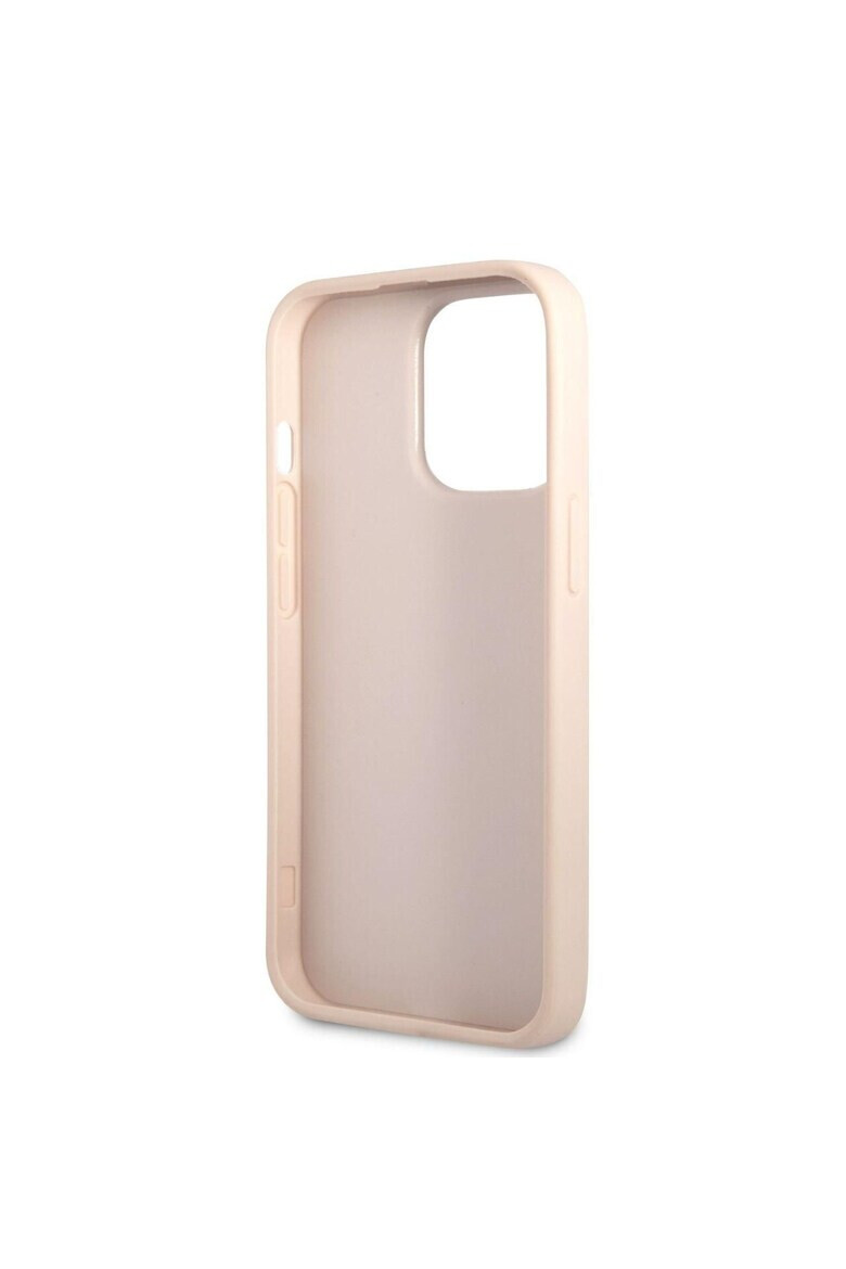 GUESS Husa de protectie PU 4G Stripe pentru iPhone 13 Pro Max Roz - Pled.ro