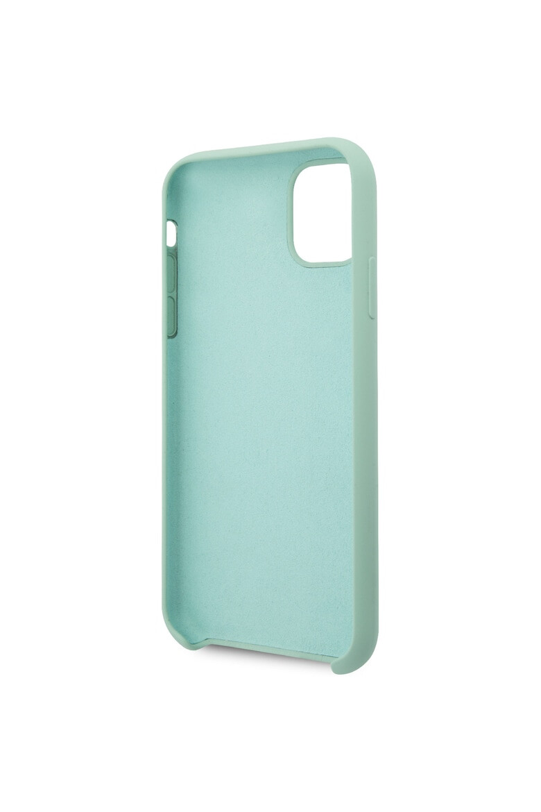 GUESS Husa de protectie Silicone Vintage Gold Logo GUHCN58LSLMGGR pentru iPhone 11 Pro Green - Pled.ro