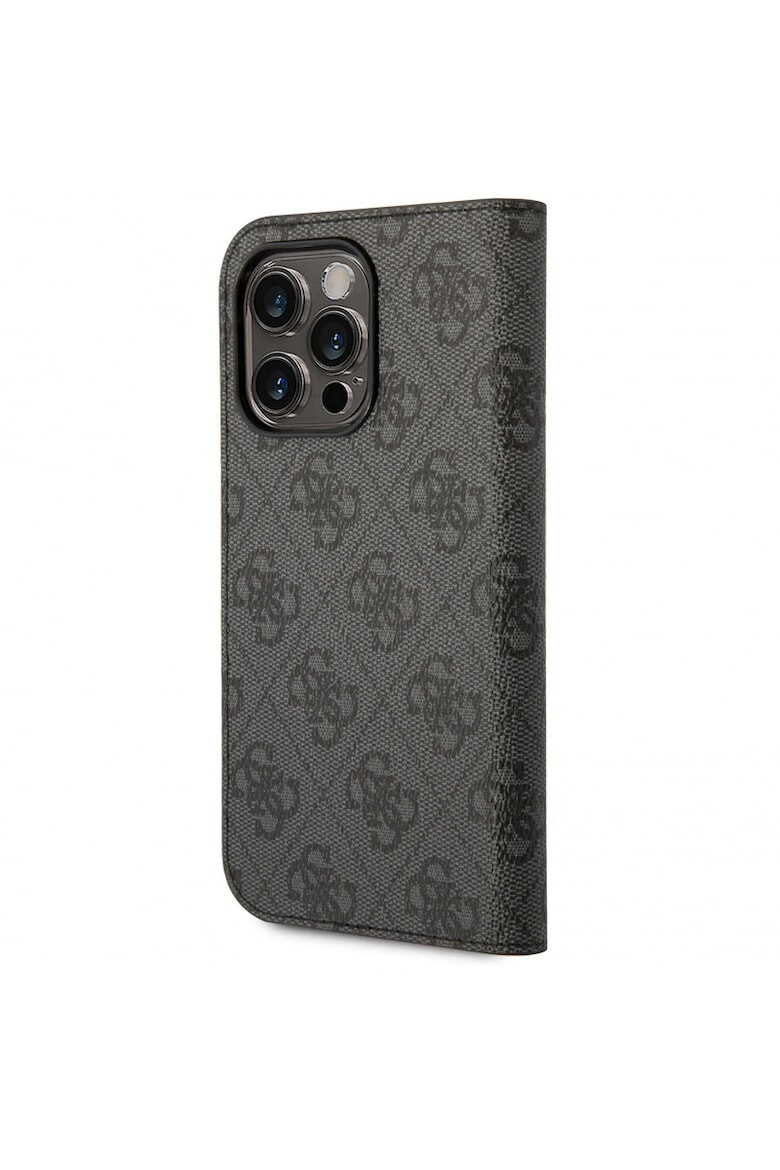 GUESS Husa tip carte PC/TPU 4G metalic pentru iPhone 14 Pro Max Negru - Pled.ro