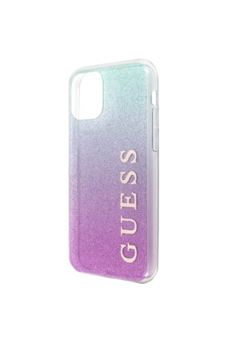 GUESS Huse de protectie Glitter Gradient pentru iPhone 11 Pro Pink- Blue - Pled.ro