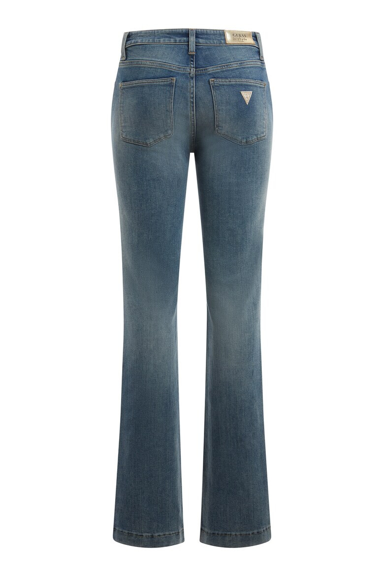 GUESS JEANS Blugi bootcut din amestec de modal cu detalii cu aspect decolorat - Pled.ro