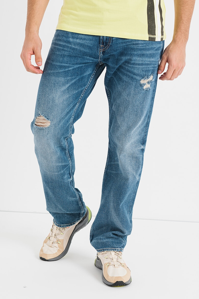 GUESS JEANS Blugi cu aspect decolorat si rupturi decorative Rodeo - Pled.ro