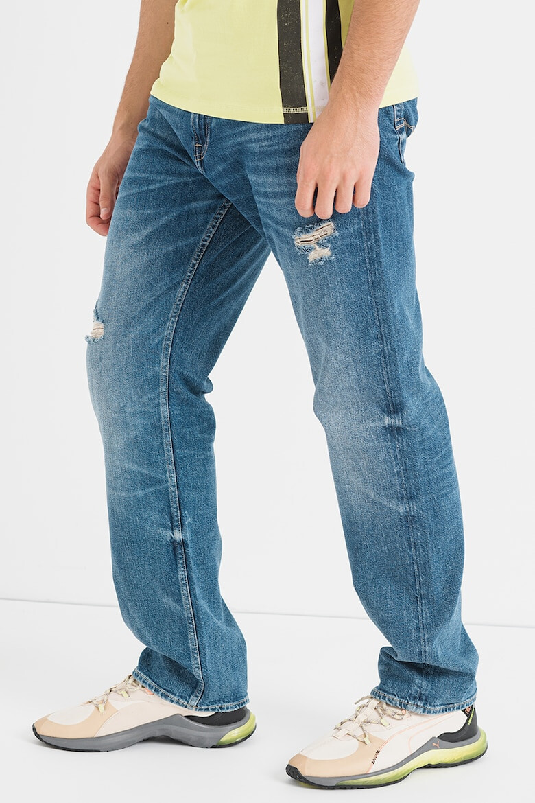 GUESS JEANS Blugi cu aspect decolorat si rupturi decorative Rodeo - Pled.ro