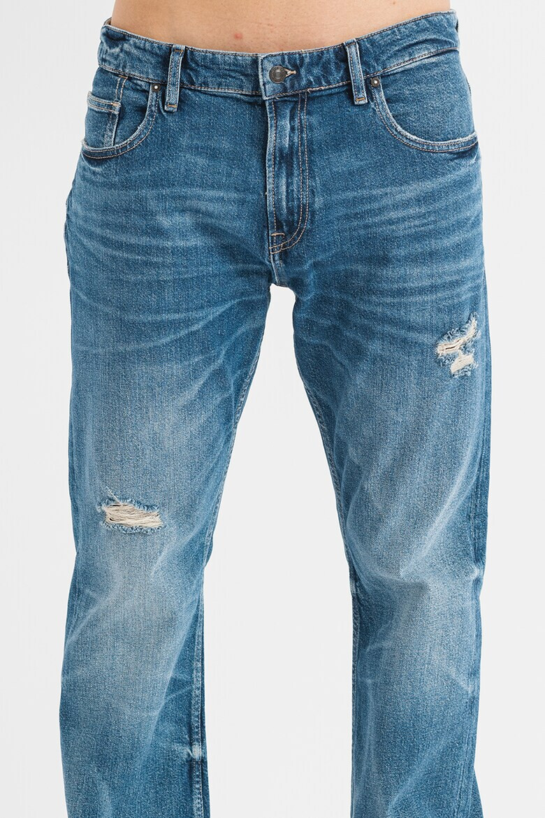 GUESS JEANS Blugi cu aspect decolorat si rupturi decorative Rodeo - Pled.ro