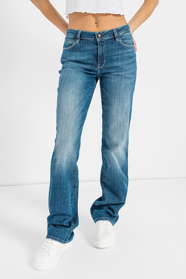 GUESS JEANS Blugi cu croiala ampla si aspect decolorat - Pled.ro