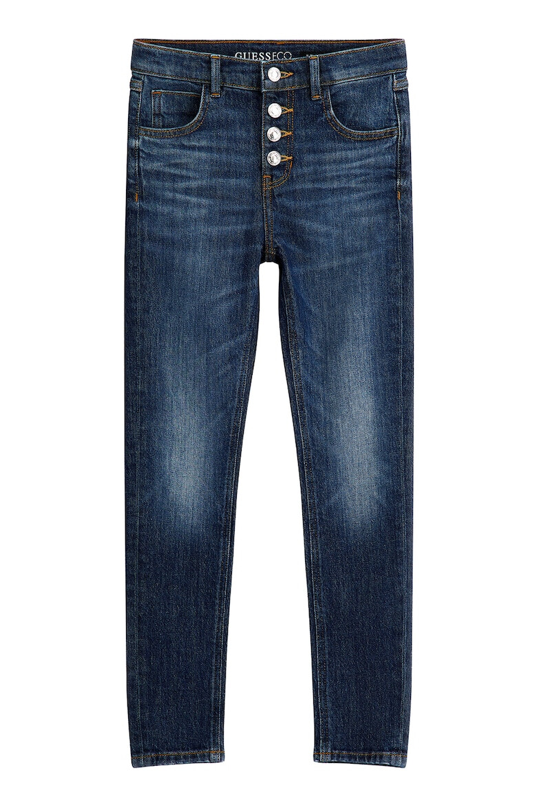 GUESS JEANS Blugi cu nasturi si aspect decolorat - Pled.ro