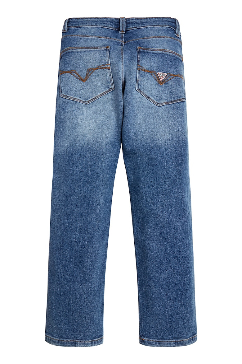 GUESS JEANS Blugi cu talie medie si aspect decolorat - Pled.ro