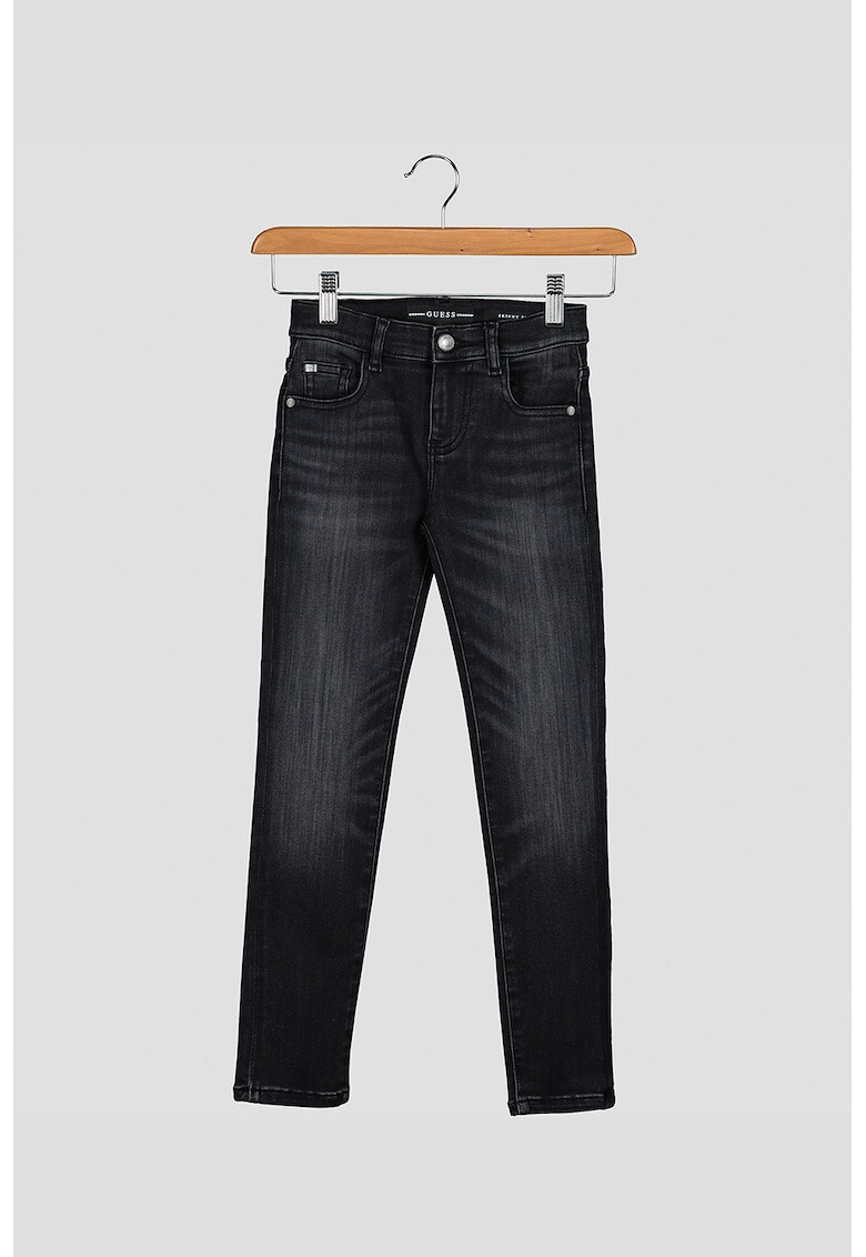 GUESS JEANS Blugi skinny cu aspect decolorat - Pled.ro