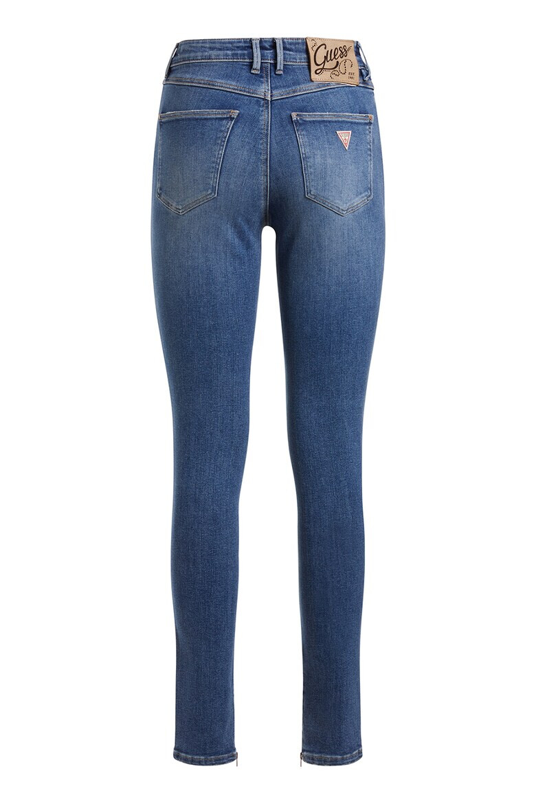 GUESS JEANS Blugi skinny cu aspect decolorat - Pled.ro