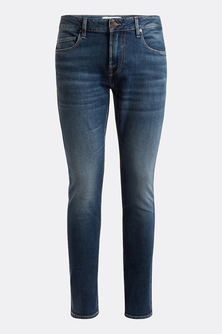 GUESS JEANS Blugi skinny cu aspect decolorat - Pled.ro