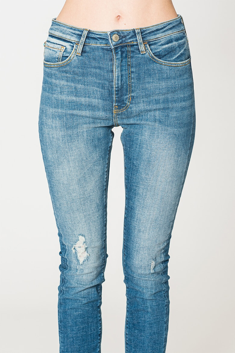 GUESS JEANS Blugi slim fit cu aspect decolorat - Pled.ro