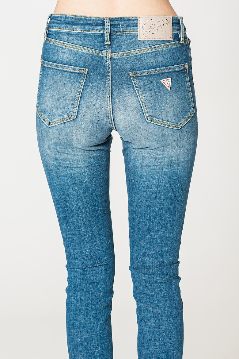 GUESS JEANS Blugi slim fit cu aspect decolorat - Pled.ro