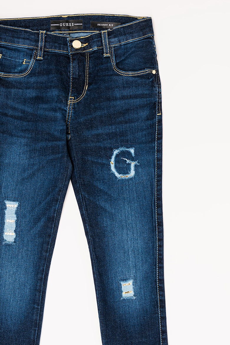 GUESS JEANS Blugi slim fit cu aspect decolorat - Pled.ro