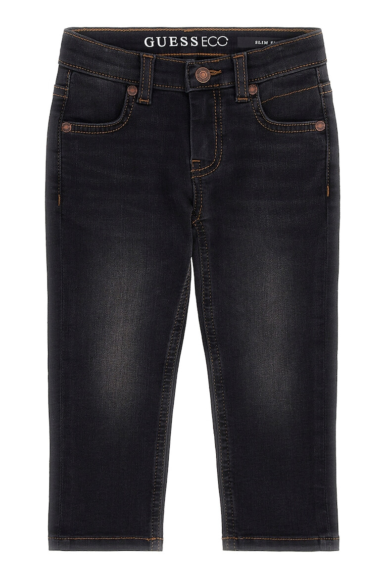 GUESS JEANS Blugi slim fit cu aspect decolorat - Pled.ro