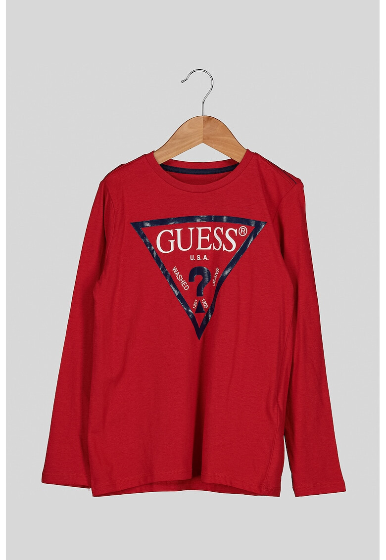 GUESS JEANS Bluza cu imprimeu logo - Pled.ro