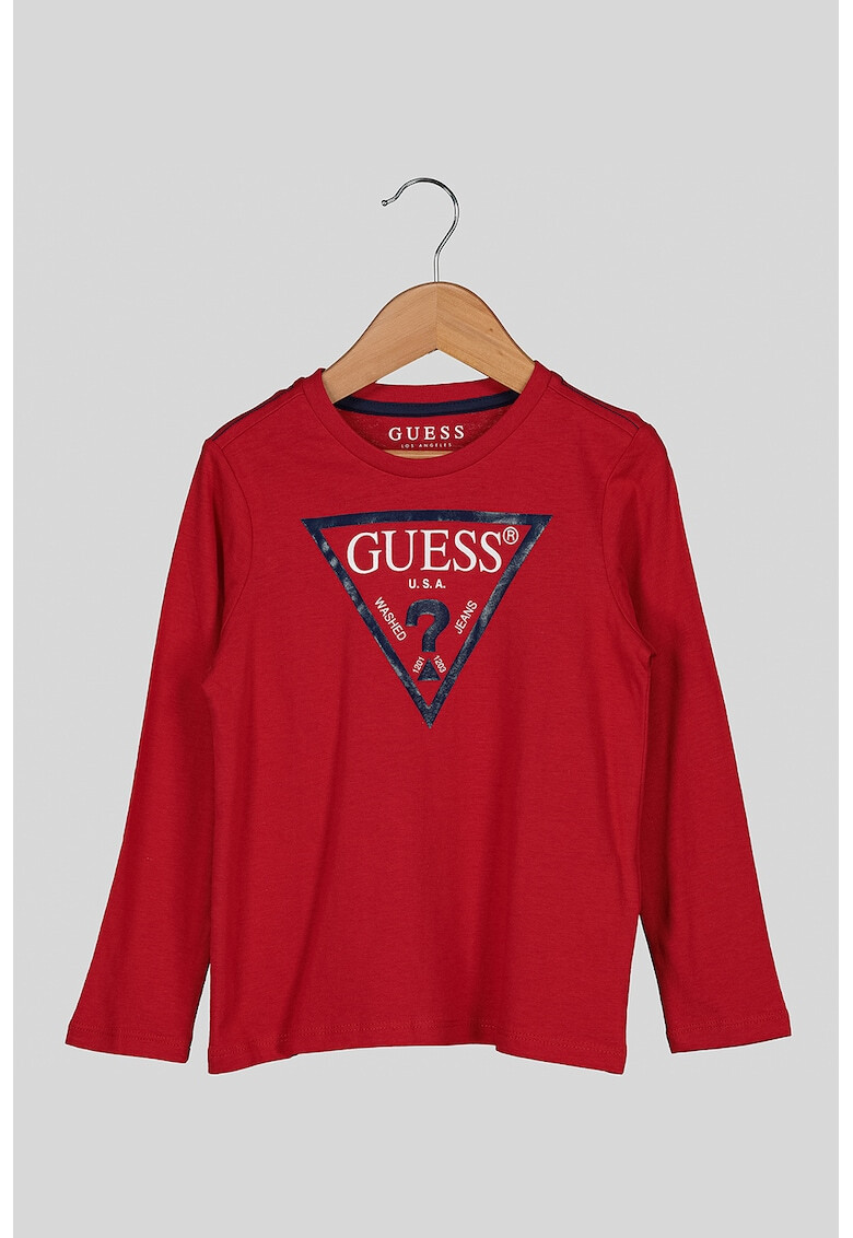 GUESS JEANS Bluza cu imprimeu logo - Pled.ro