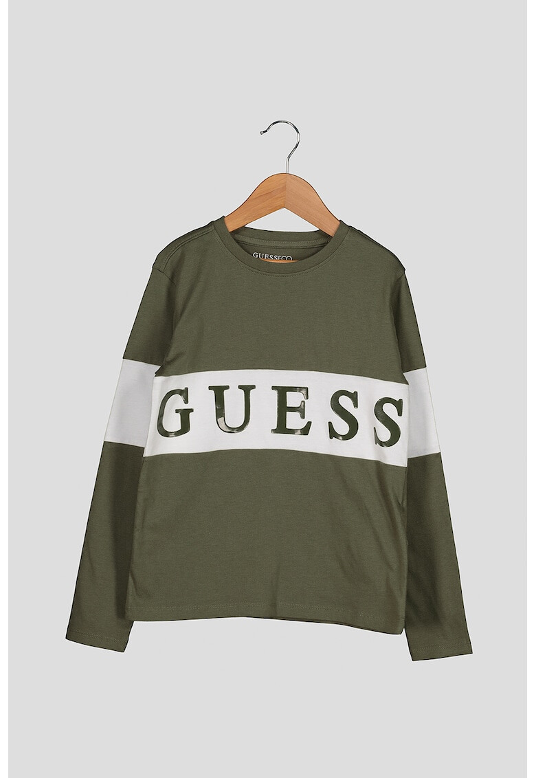 GUESS JEANS Bluza cu imprimeu logo - Pled.ro