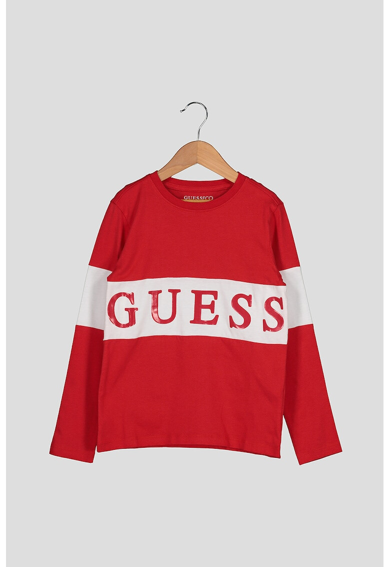 GUESS JEANS Bluza cu imprimeu logo - Pled.ro