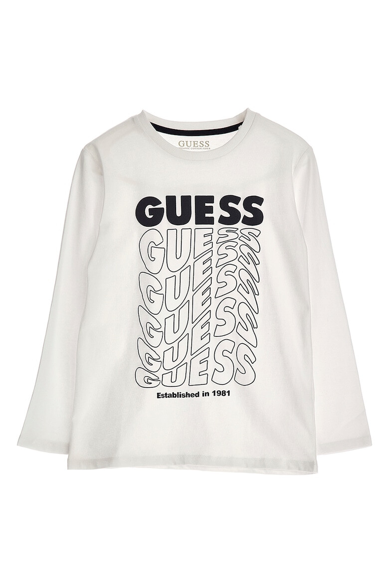 GUESS JEANS Bluza cu imprimeu logo - Pled.ro