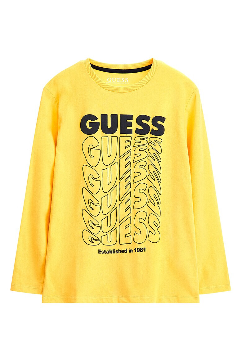 GUESS JEANS Bluza cu imprimeu logo - Pled.ro