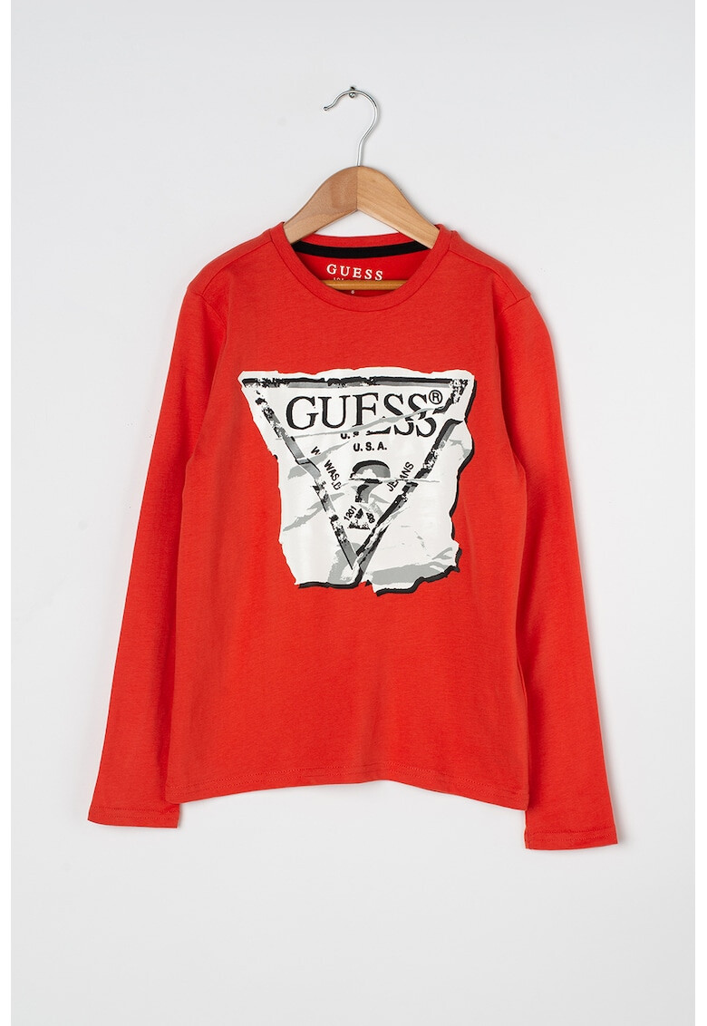 GUESS JEANS Bluza cu imprimeu logo - Pled.ro