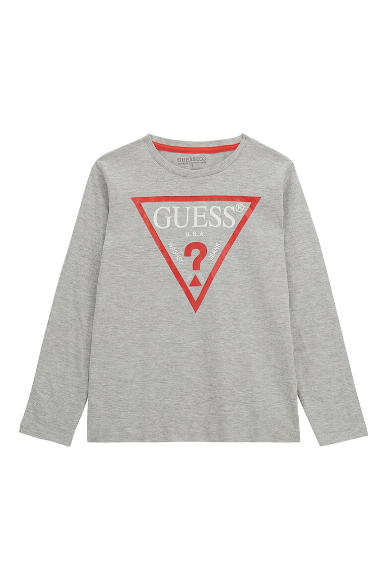 GUESS JEANS Bluza din bumbac organic cu imprimeu logo - Pled.ro