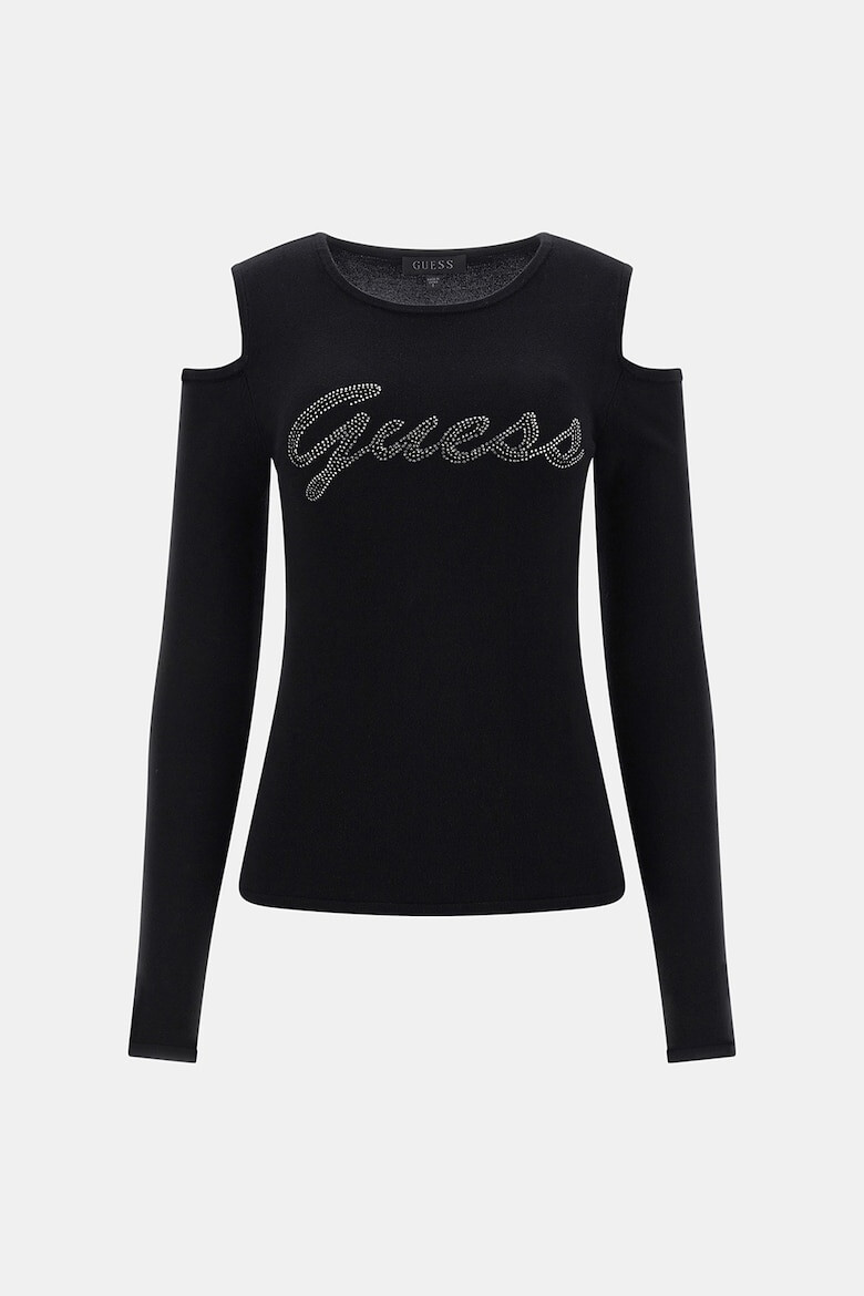 GUESS JEANS Bluza slim fit cu decupaje pe umeri - Pled.ro