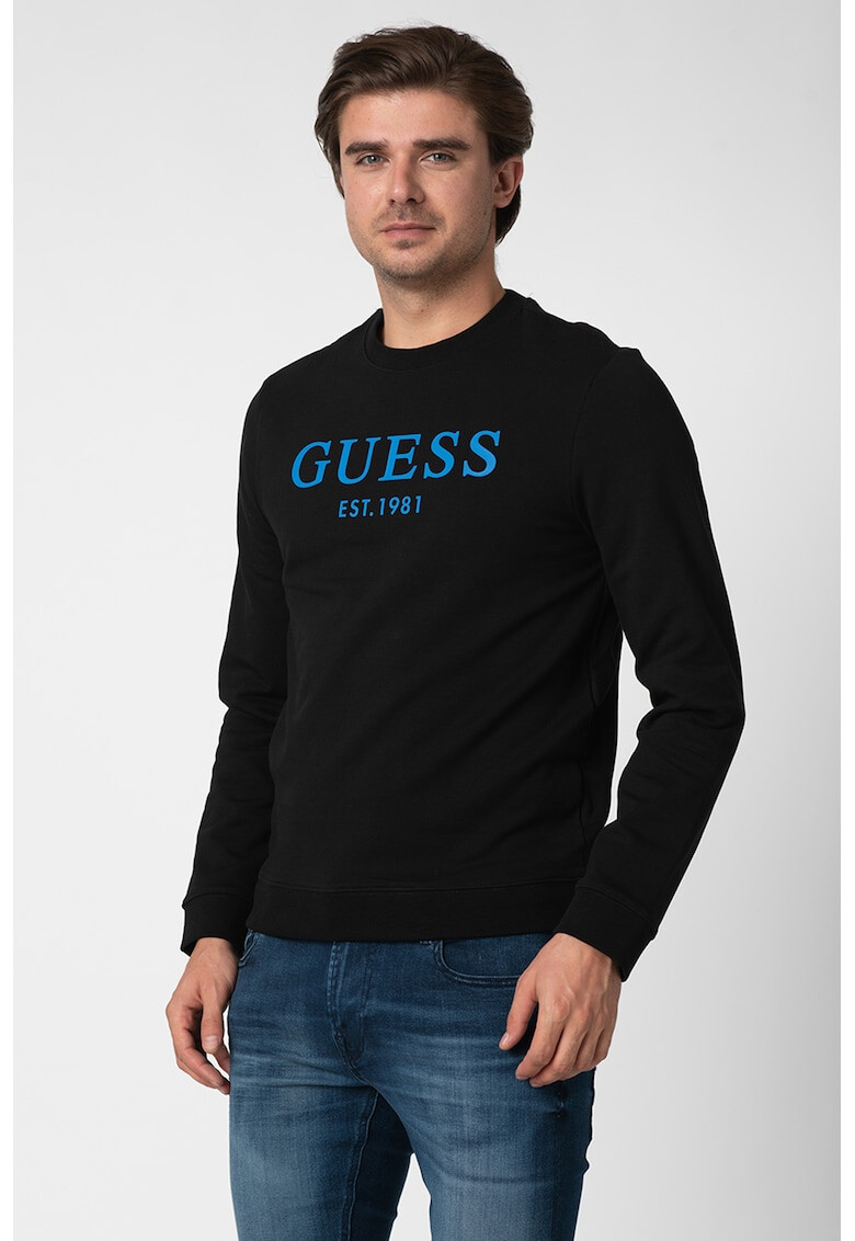 GUESS JEANS Bluza sport cu imprimeu logo - Pled.ro