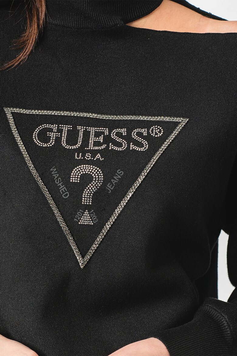 GUESS JEANS Bluza sport cu strasuri - Pled.ro