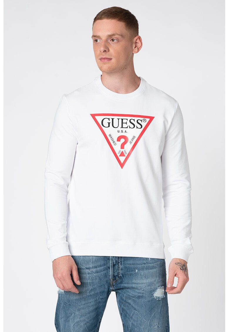 GUESS JEANS Bluza sport slim fit cu imprimeu logo - Pled.ro