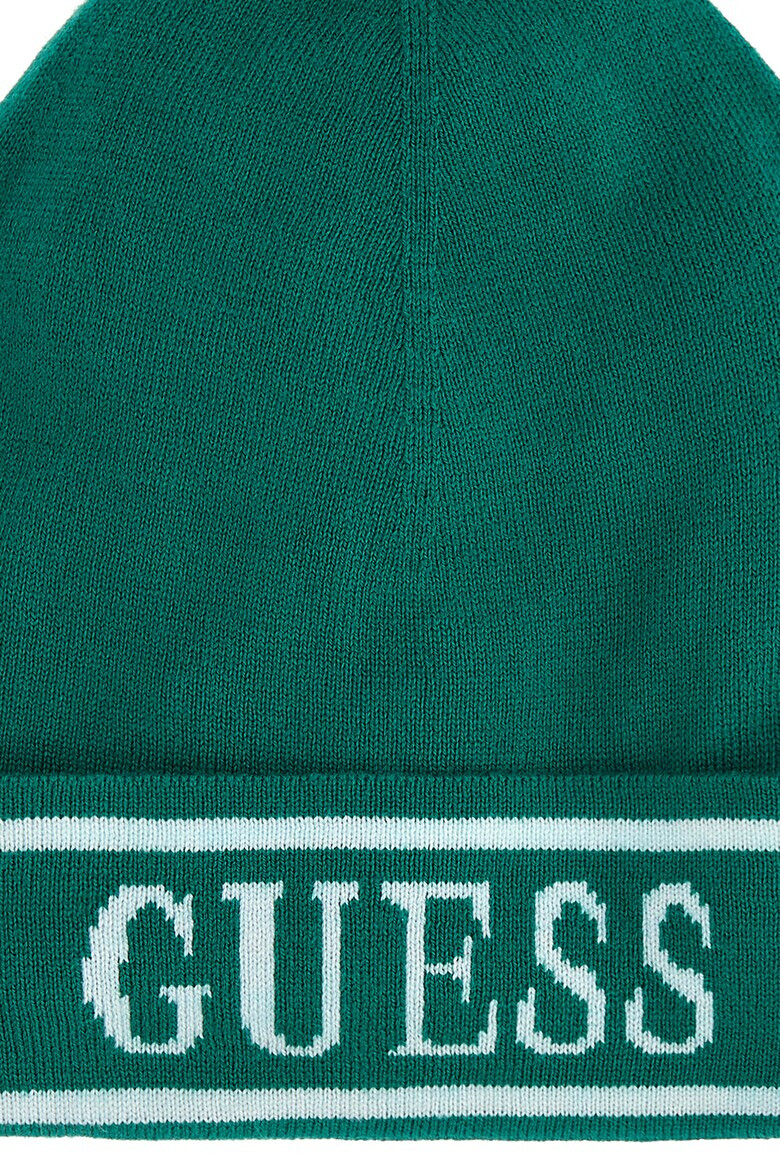 GUESS JEANS Caciula tricotata cu logo - Pled.ro