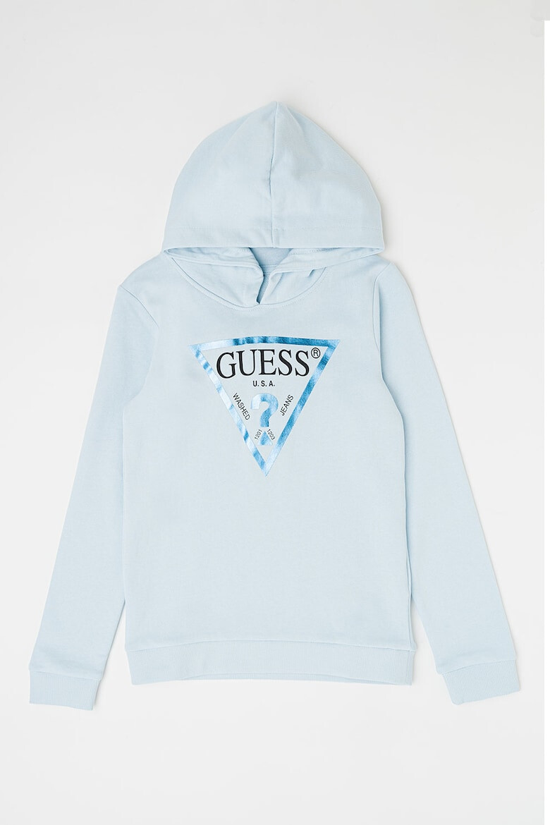 GUESS JEANS Hanorac de bumbac cu imprimeu logo - Pled.ro