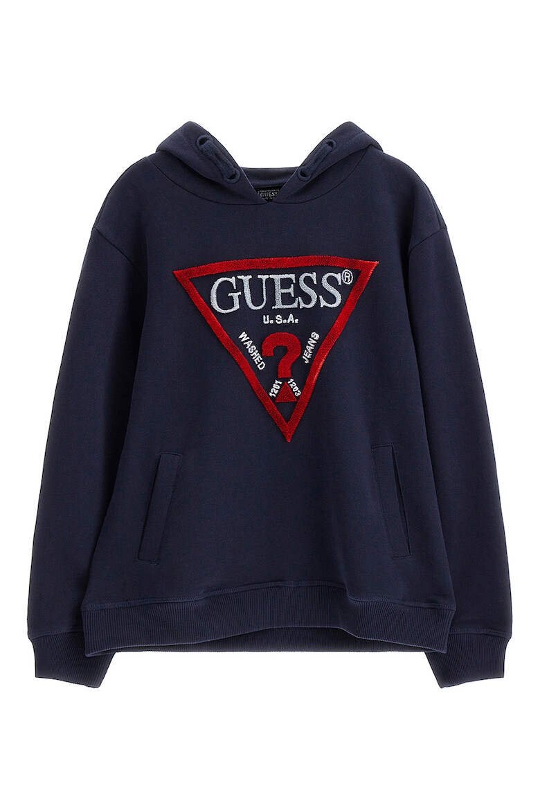 GUESS JEANS Hanorac de bumbac relaxed fit - Pled.ro