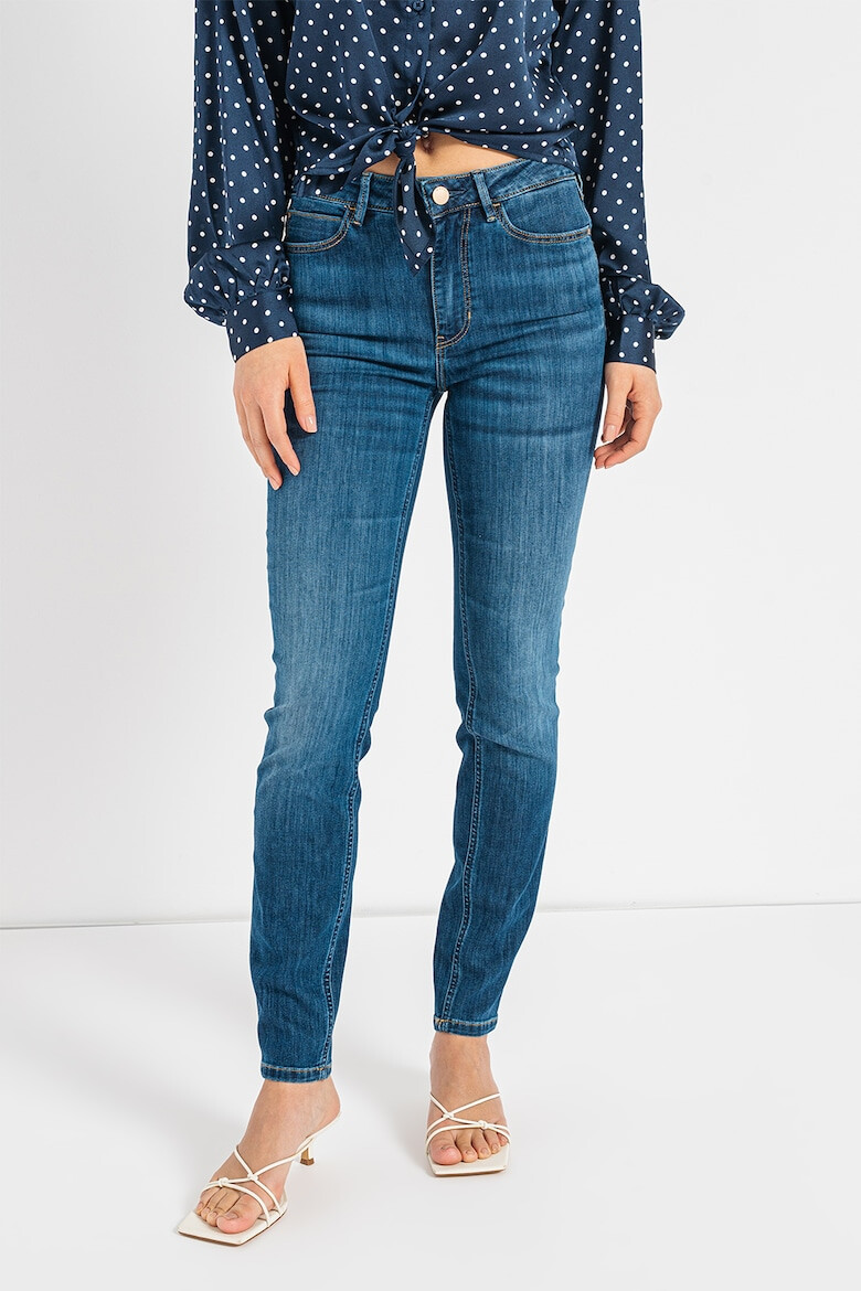 GUESS JEANS Blugi skinny cu aspect decolorat - Pled.ro