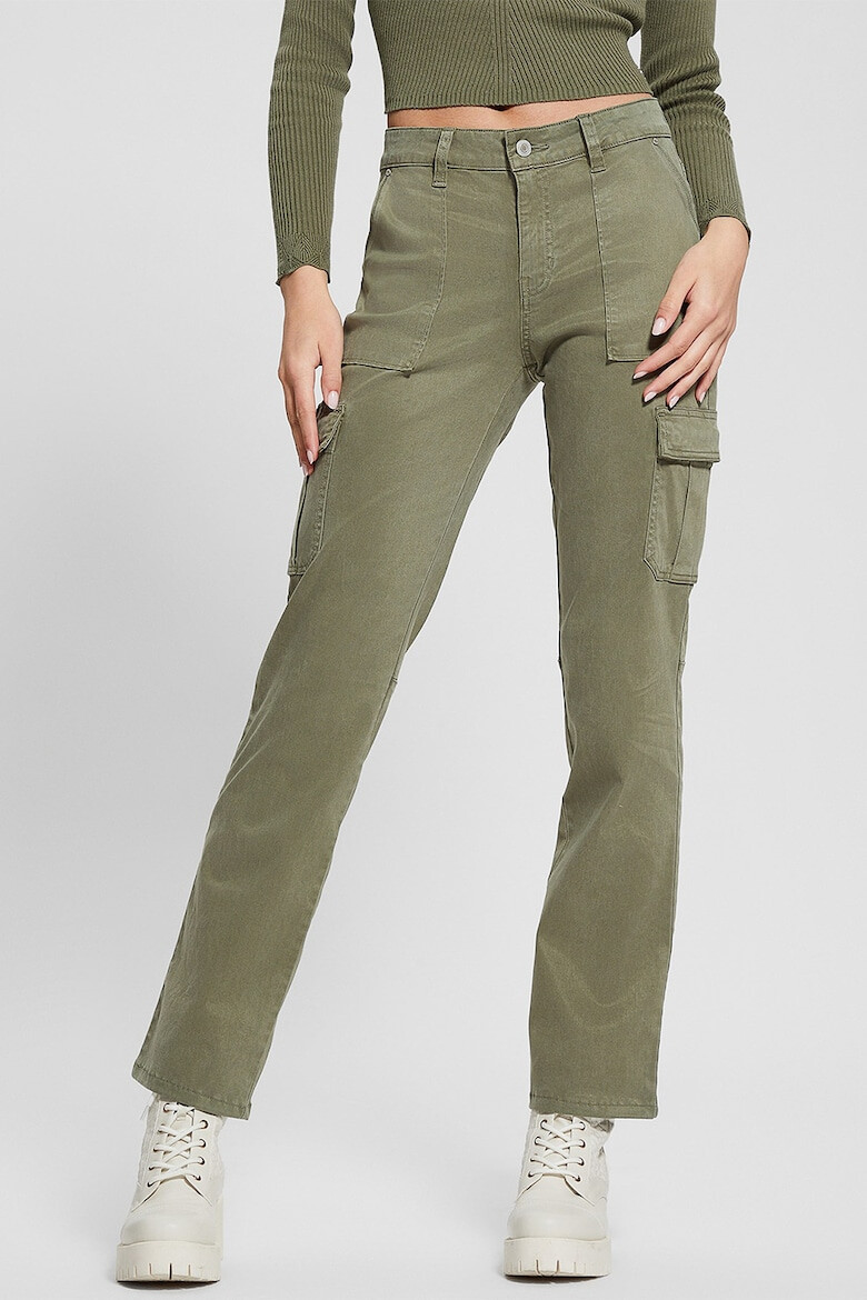 GUESS Pantaloni cargo din amestec de lyocell - Pled.ro