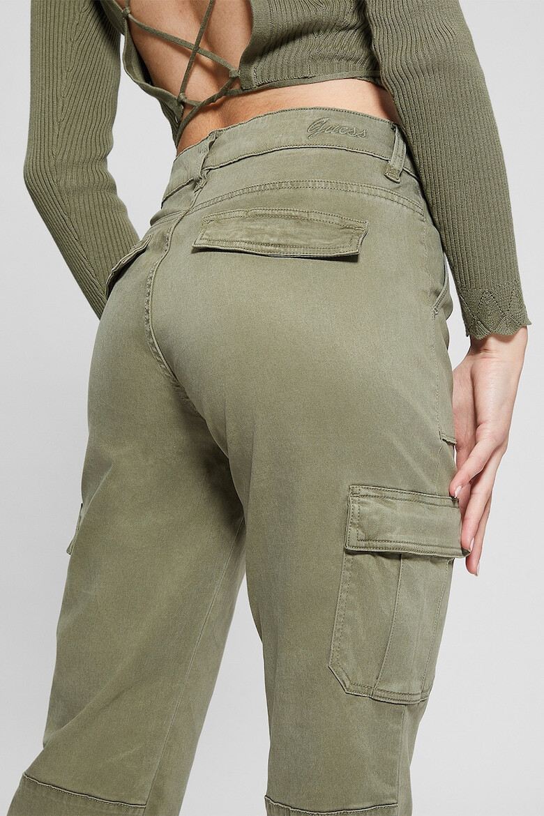 GUESS Pantaloni cargo din amestec de lyocell - Pled.ro