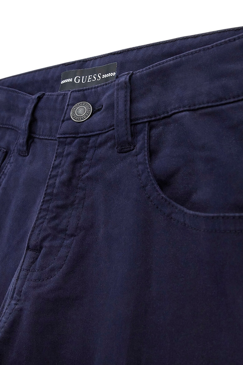 GUESS KIDS Pantaloni din amestec de bumbac cu model cu 5 buzunare - Pled.ro