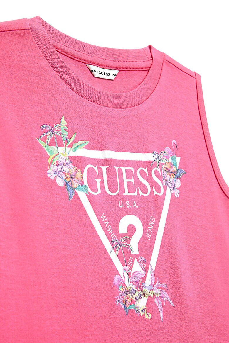 GUESS Rochie fara maneci cu imprimeu logo - Pled.ro