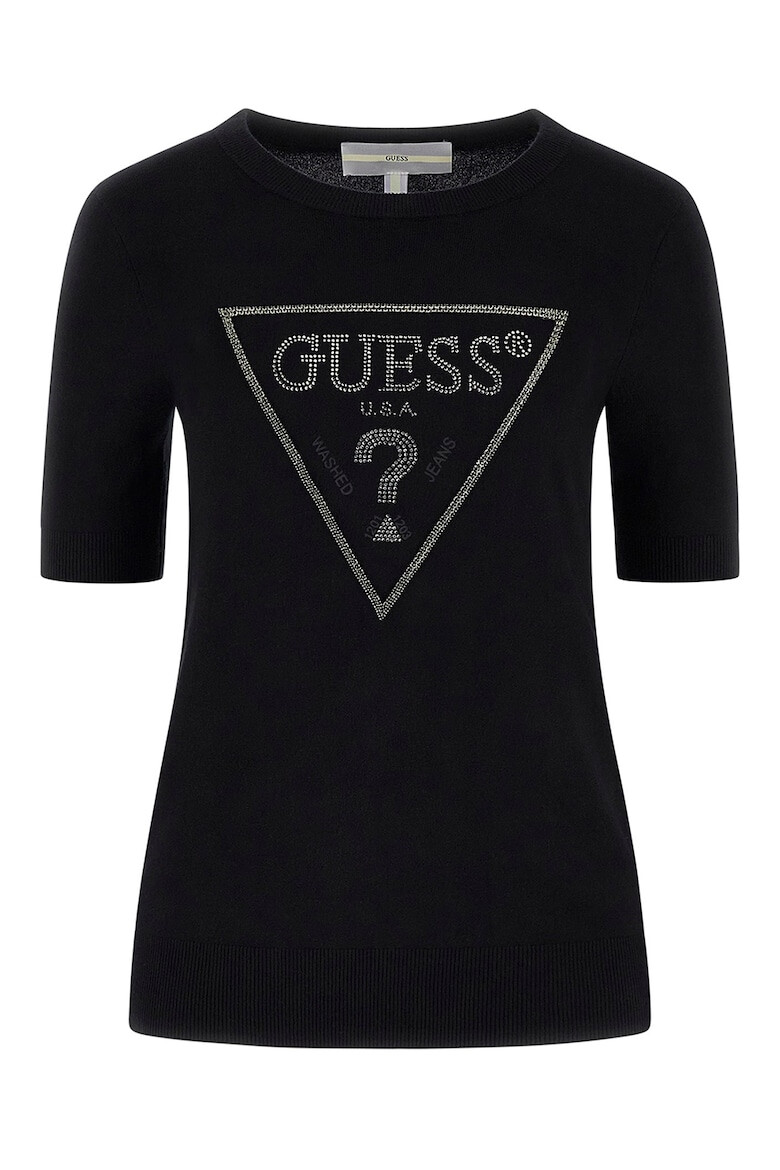 GUESS Tricou cu aplicatii de strasuri - Pled.ro