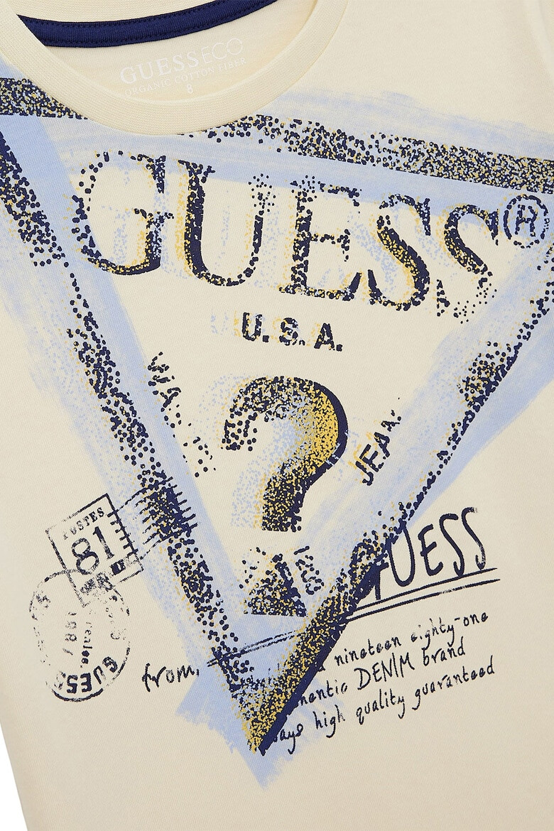 GUESS JEANS JEANS Tricou cu imprimeu logo - Pled.ro