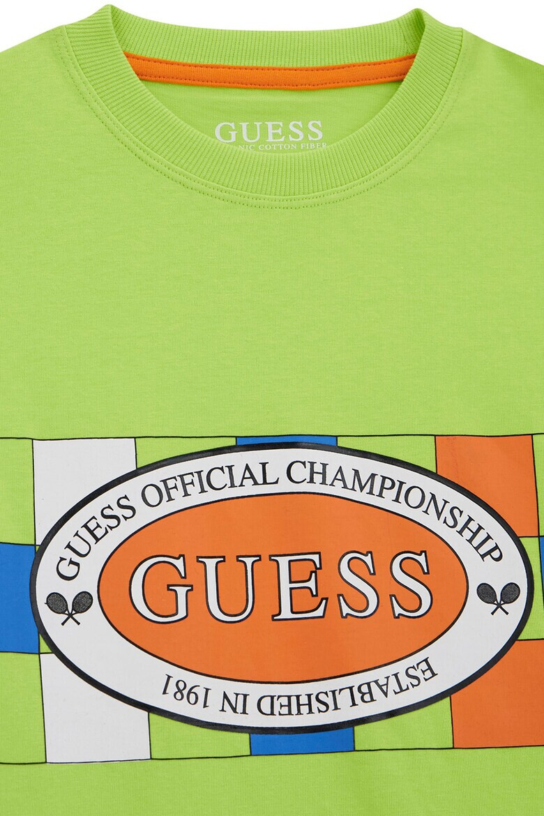 GUESS JEANS Tricou cu imprimeu logo - Pled.ro