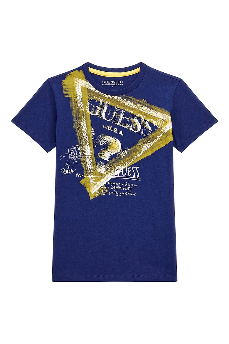 GUESS JEANS Tricou cu imprimeu logo - Pled.ro