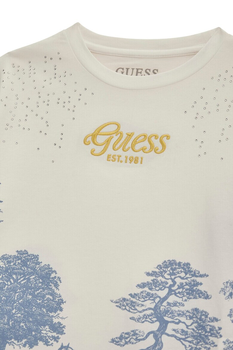 GUESS Tricou cu logo brodat - Pled.ro