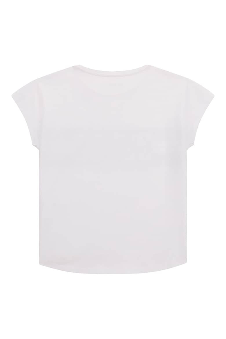 GUESS Tricou din amestec de bumbac cu imprimeu logo - Pled.ro