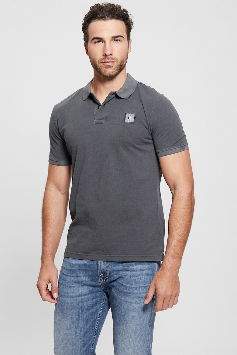 GUESS Tricou polo cu aplicatie logo - Pled.ro