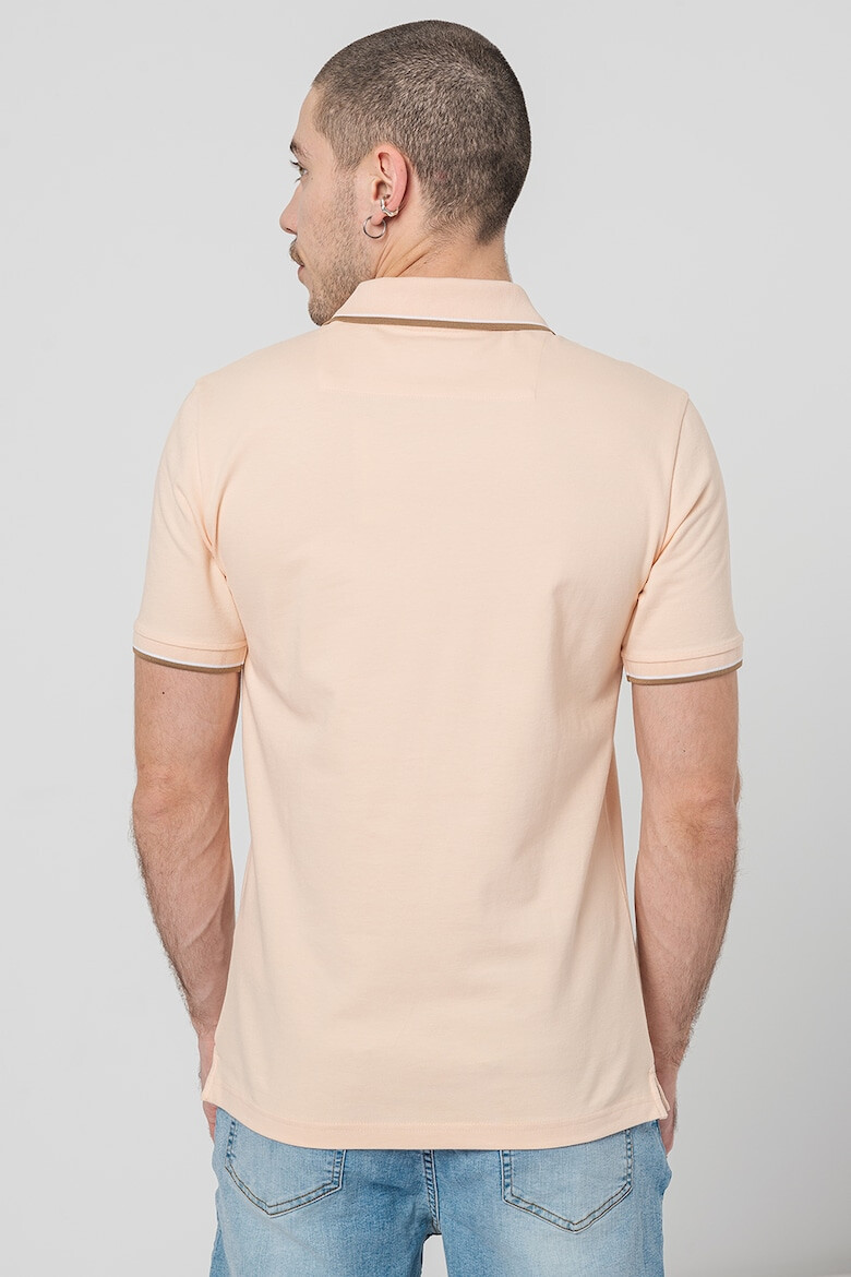 GUESS Tricou polo din amestec de bumbac - Pled.ro