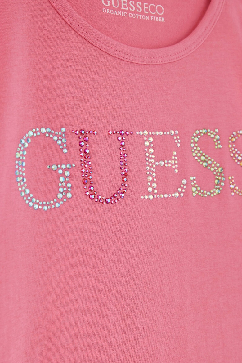 GUESS KIDS Tricou regular fit cu aplicatii cu strasuri - Pled.ro