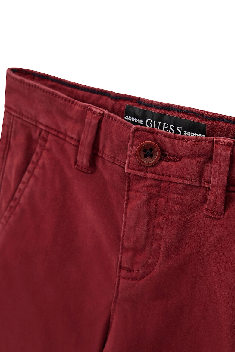 GUESS JEANS Pantaloni chino cu buzunare laterale - Pled.ro